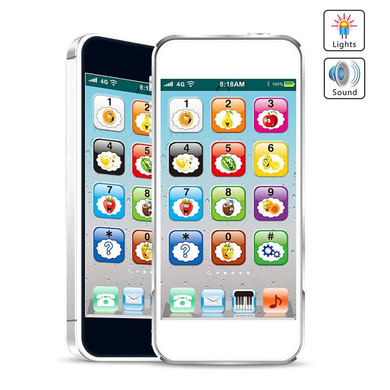 بيانو أبيض ألعاب أطفال مع أضواء متعددة الألوان 8 أوضاع تعليمية مادة ABS تعليمية - Image 2